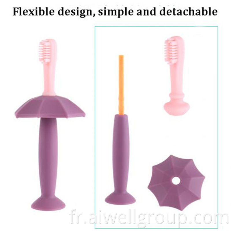 Soft Wool Silicone Toothbrush